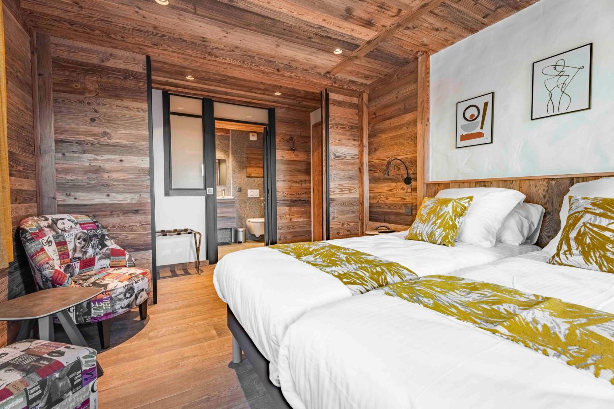 Chalet Charming B And B 莱热 外观 照片