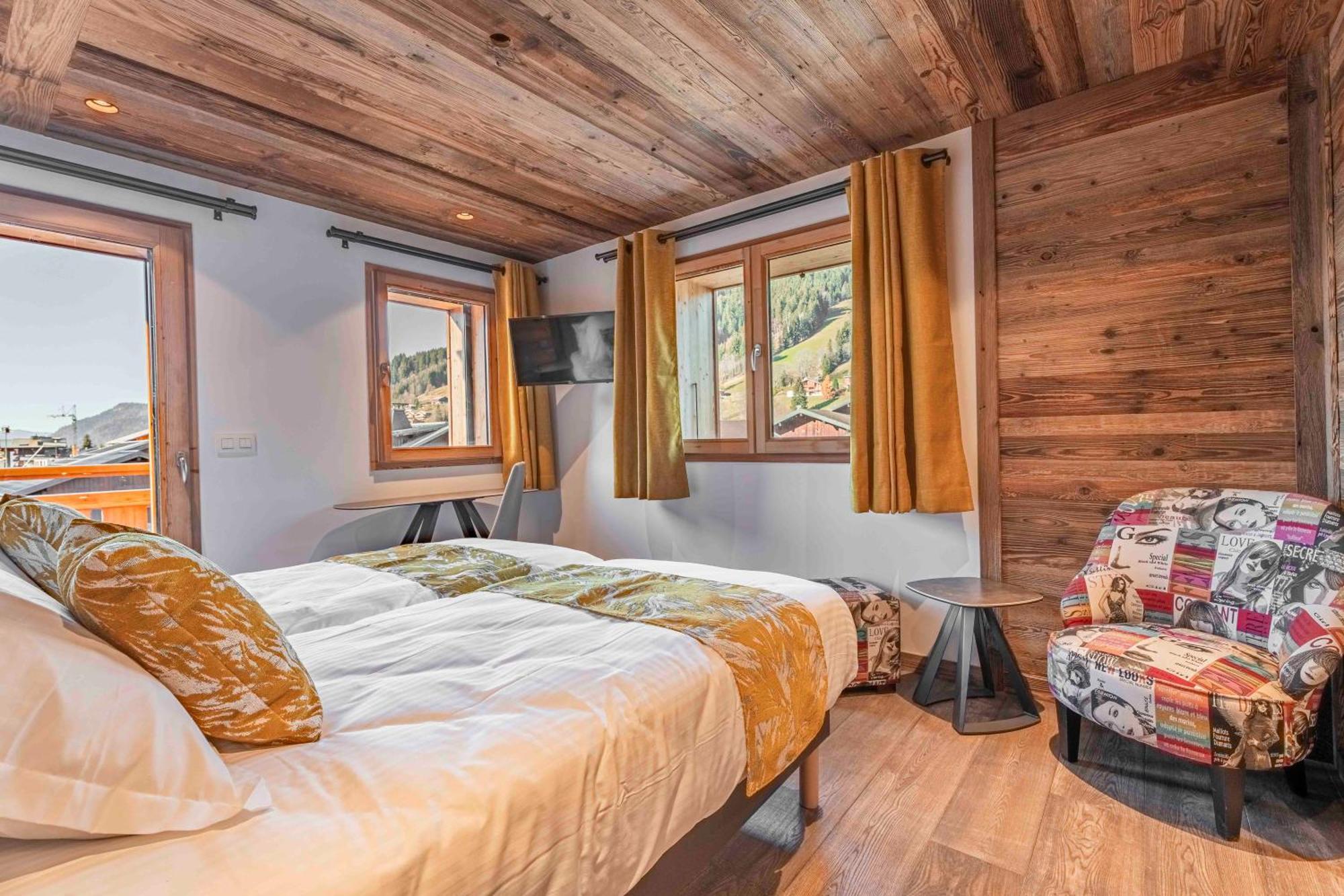 Chalet Charming B And B 莱热 外观 照片